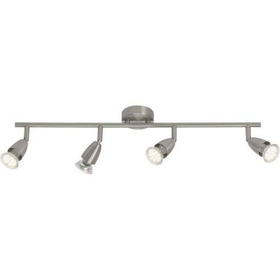 Candeeiro de teto cromo de metal, Keysha, 3W, LED 3000K