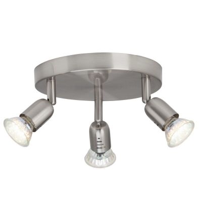 Foco de teto cromo de metal, Hayo, 50W, LED 3000K