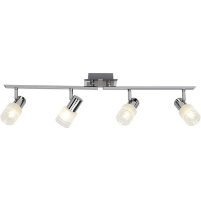 Foco de teto cromo de metal, Blake, 28W, LED 2700K