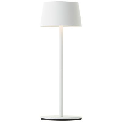 Candeeiro de mesa exterior branco moderno, Petter, 2W, LED 3000K, IP44, regulável em 3 níveis