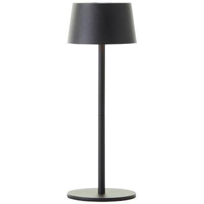 Candeeiro de mesa exterior preto moderno, Petter, 2W, LED 3000K, IP44, regulável em 3 níveis