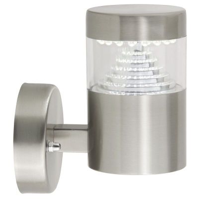 Candeeiro para exterior cromo de plástico, Samuel, 1W, LED 6500K, IP44