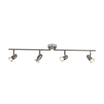 Foco de teto cromo de metal, Wietse, 7W, LED 3000K