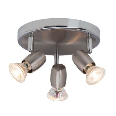 Foco de teto cromo de metal, Wietse, 7W, LED 3000K