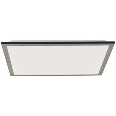 Painel LED de teto preto moderno, Usman, 24W, LED 4000K