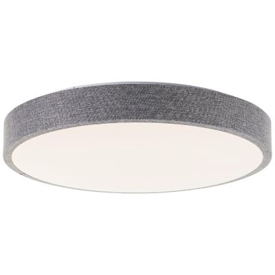 Plafon cinzento rústico, Soeraya, 24W, LED 3000K, regulável em 3 níveis