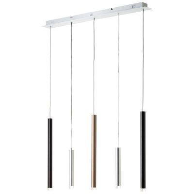 Candeeiro suspenso prateado moderno, Olivia, 4W, LED 3000K