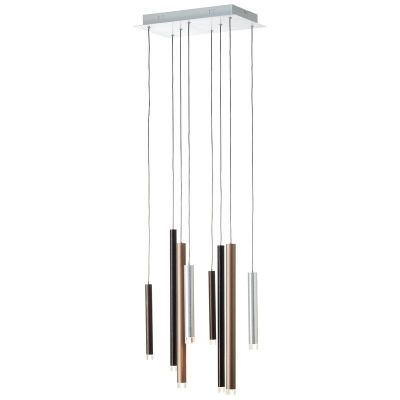 Candeeiro suspenso castanho moderno, Olivia, 4W, LED 3000K
