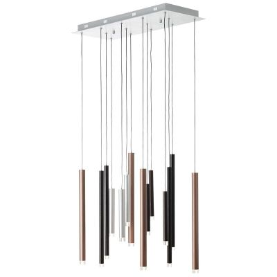 Candeeiro suspenso castanho moderno, Olivia, 4W, LED 3000K