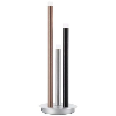 Candeeiro de mesa prateado moderno, Olivia, 3,5W, LED 3000K, com interruptor