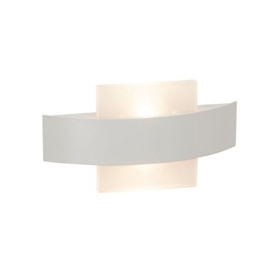 Aplique de parede branco de plástico, Florencia, 3,5W, LED 3000K