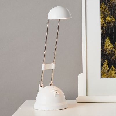 Candeeiro de secretaria branco moderno, Louna, 6W, LED 2700K, com interruptor