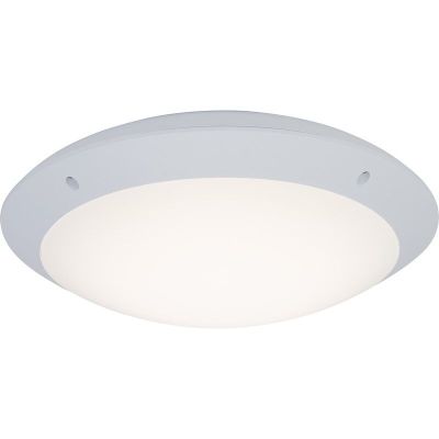 Candeeiro para exterior branco de plástico, Jeara, 12W, LED 4000K, IP66