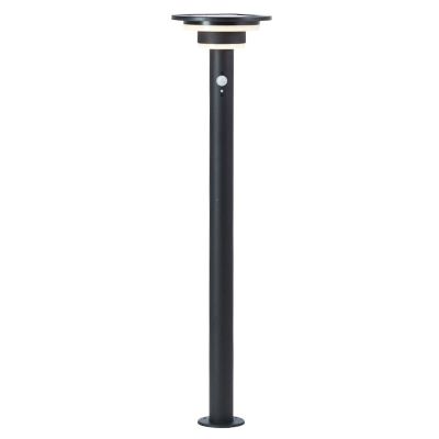 Candeeiro de pé exterior solar preto moderno, Lonneke, 3W, LED 3000K, IP44