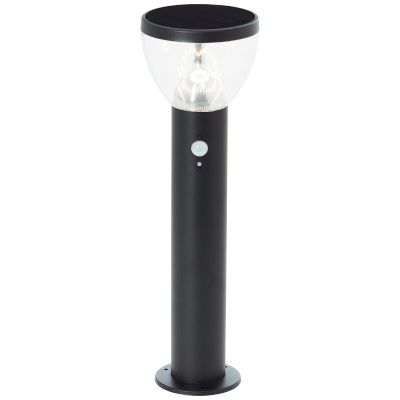 Candeeiro de pé exterior solar preto moderno, Saar, 3W, LED 3000K, IP44