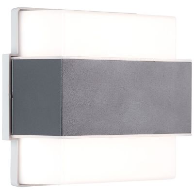 Candeeiro para exterior antracite moderno, Birol, 7W, LED 4000K, IP44
