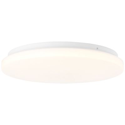 Plafon branco de plástico, Julie, 18W, LED 3000K