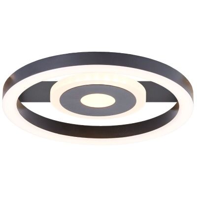Plafon preto design, Konrad, 9W, LED 3000K