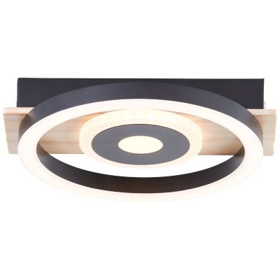 Plafon castanho design, Konrad, 9W, LED 3000K