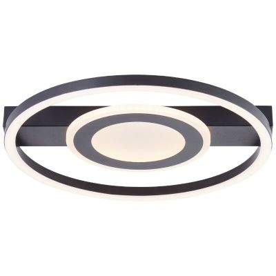 Plafon preto design, Konrad, 20W, LED 3000K