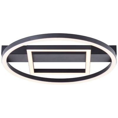 Plafon preto design, Konrad, 20W, LED 3000K