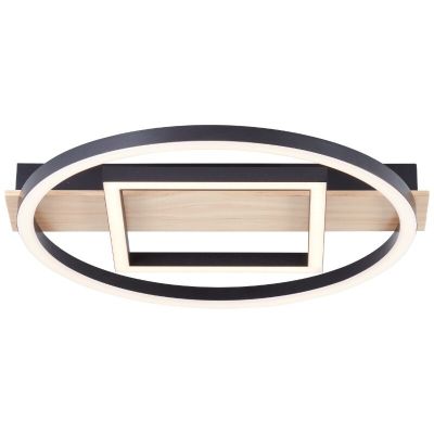 Plafon castanho design, Konrad, 20W, LED 3000K