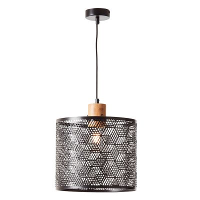 Candeeiro suspenso preto industrial, Sherona
