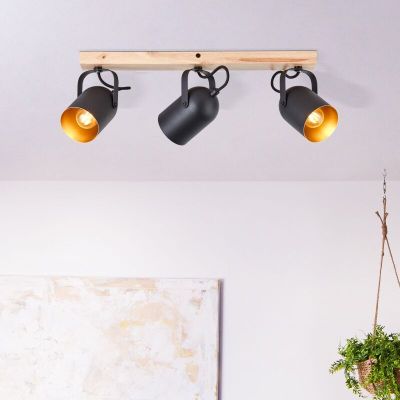 Foco de teto dourado industrial, Veroniek