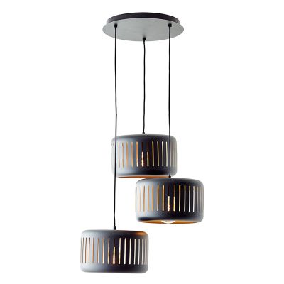Candeeiro suspenso preto industrial, Veronika