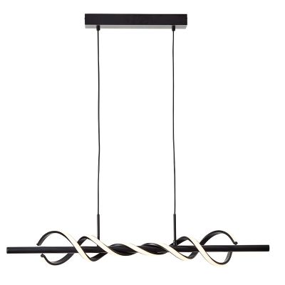 Candeeiro suspenso preto moderno, Quang, 20W, LED 3000K