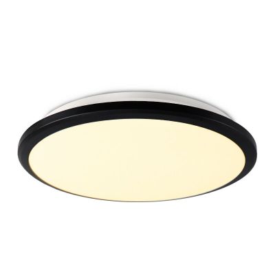 Plafon preto moderno, Joachim, 24W, LED 3000K