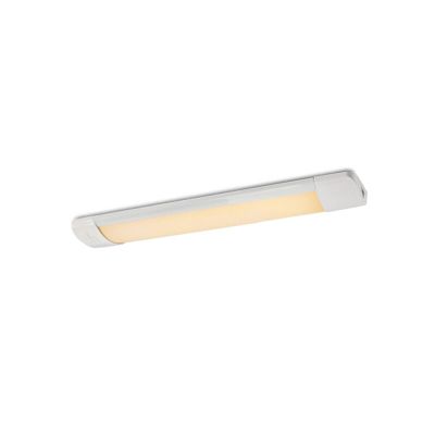 Barra LED 30cm branca de plástico, Enrique, 10W, LED 3000K