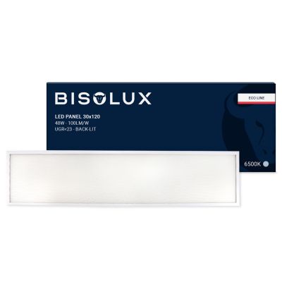 Painel LED 120x30 cm - 38W - 6500K - Retroiluminado