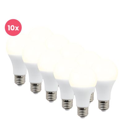 Pacote com 10 lâmpadas LED Lagiba E27 Bradley, 12W, 4000K
