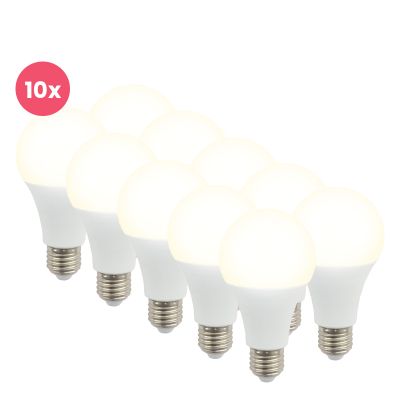 Pacote com 10 lâmpadas LED Lagiba E27 Bradley, 15W, 4000K