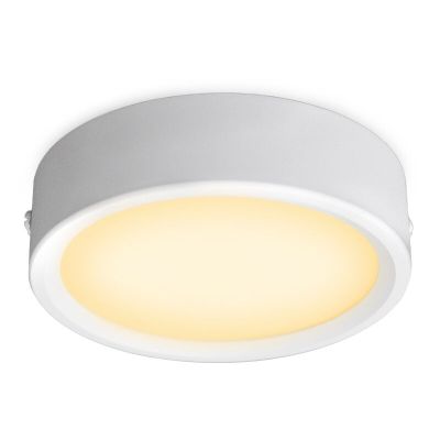 Candeeiro de teto branco de alumínio, Aletta, 5W, LED 3000K