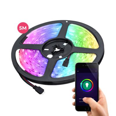 Fita de LED inteligente para TV com Wi-Fi, 5 metros, 30W, RGB (todas as cores)