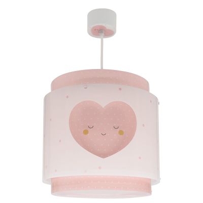 Candeeiro suspenso quarto infantil de plástico rosa, Dreams