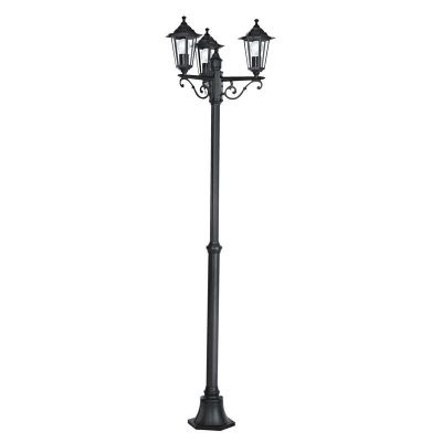 Candeeiro para exterior preto de alumínio, Alieke, IP44