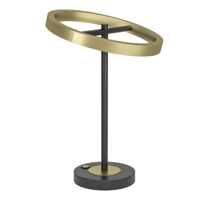 Candeeiro de mesa latão de metal, Buket, 10,5W, LED 3000K, com dimmer tátil