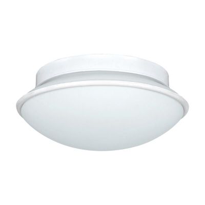 Aplique de parede branco de aço, Nicoletta, IP44