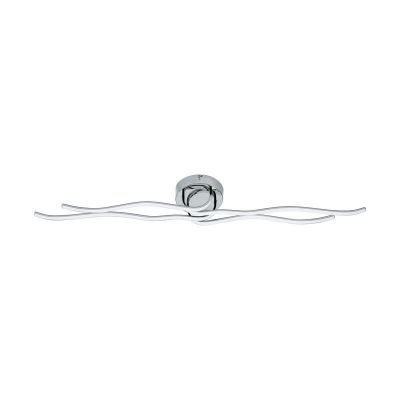 Candeeiro de teto cromo de plástico, Therese, 40W, LED 3000K