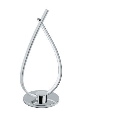 Candeeiro de mesa cromo de plástico, Therese, 14W, LED 3000K, com interruptor