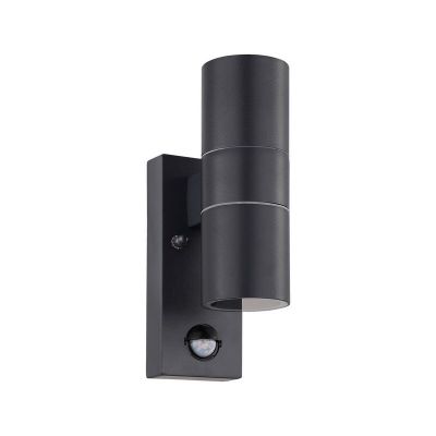 Candeeiro de parede exterior com sensor de movimento antracite de metal, Marlies, IP44