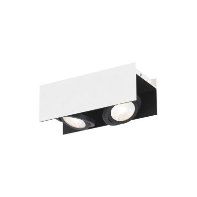 Candeeiro de teto branco de alumínio, Patrik, 5W, LED 3000K