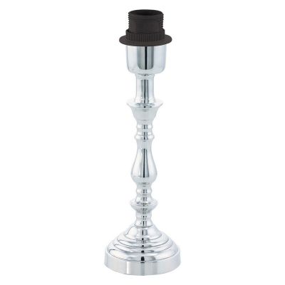 Candeeiro de mesa sem abajur cromo de metal, Mason, com interruptor