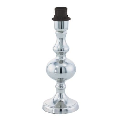 Candeeiro de mesa sem abajur cromo de aço, Mason, com interruptor
