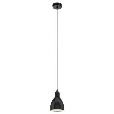 Candeeiro suspenso preto de metal, Lavinio