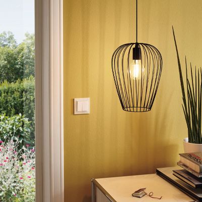 Candeeiro suspenso preto de metal, Kitana