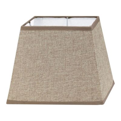 Abajur castanha de tecido, Noah